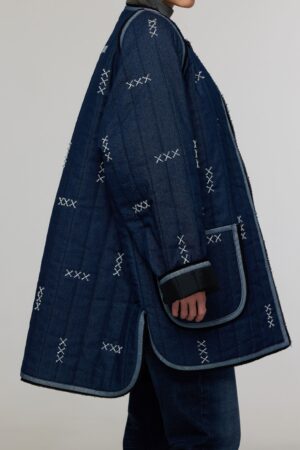 Reversible denim jacket "angishvona"